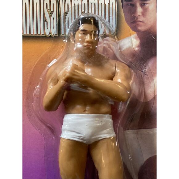 New Pro Wrestling Figure Rings Yoshihisa Yamamoto Rare Collectible NOS MMA WWF - Picture 4 of 16